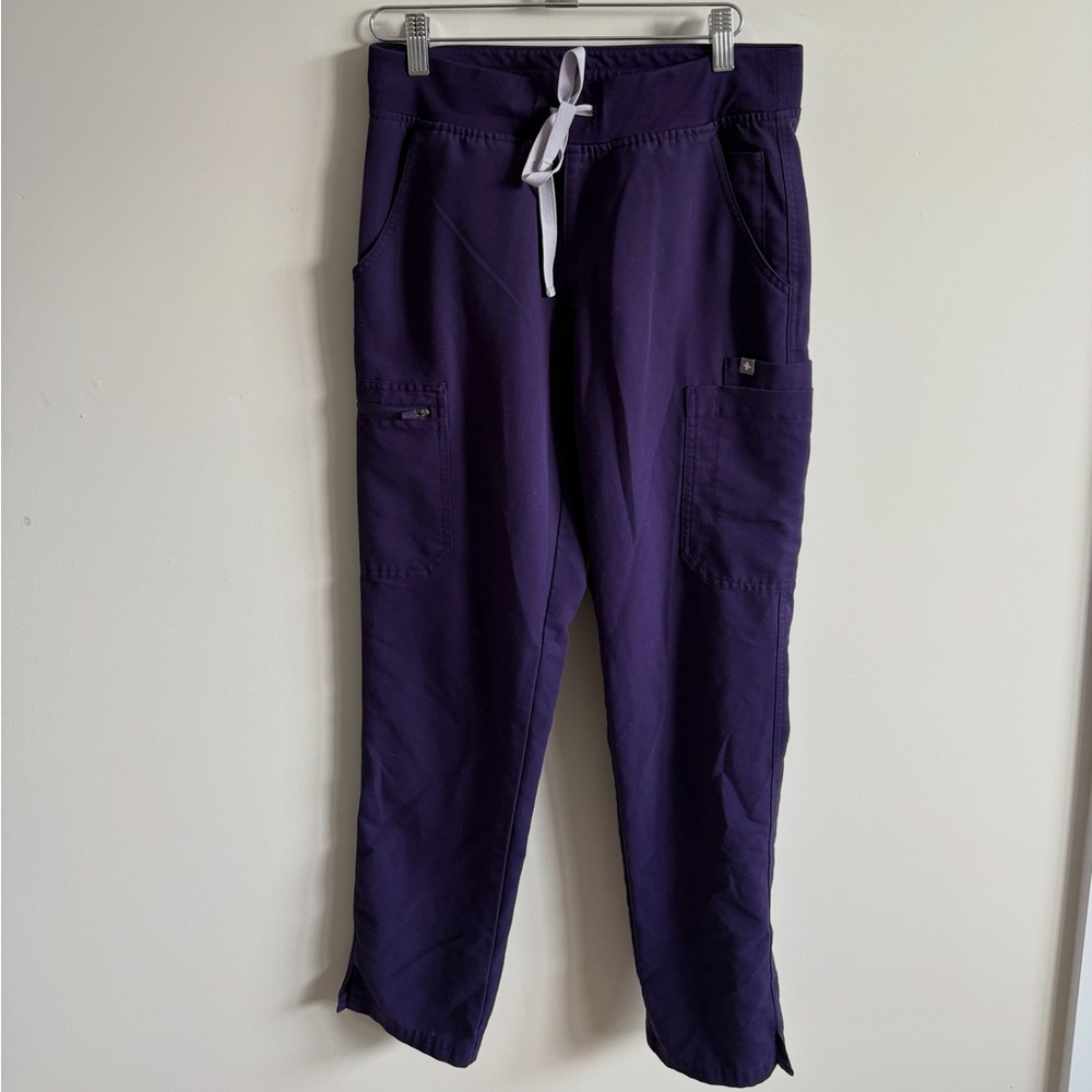 Figs Purple Straight Leg Pants